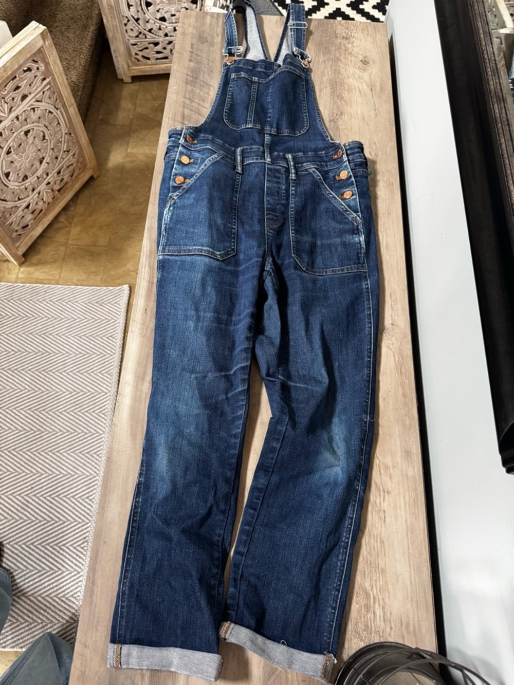 Madewell Blue Denim Women's Overalls - Picture 2 of 11